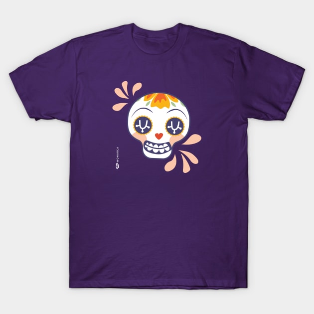 Dia de Muertos Sugar Skull #1 T-Shirt by La Monarca Bakery